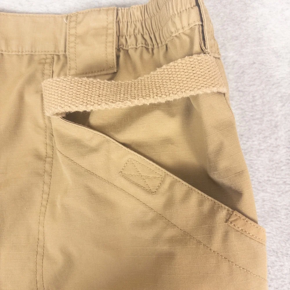 5.11 Tactical Mens Khaki Ripstop Cargo Shorts Size 40 Tan Hiking Outdoor Utility